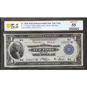 $1 1918  Federal Reserve Bank Notes 711*