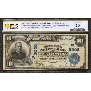$10 Blue Seal Third Charter Period 619