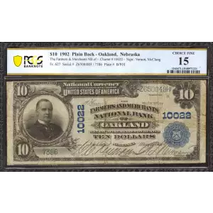 $10 Blue Seal Third Charter Period 627