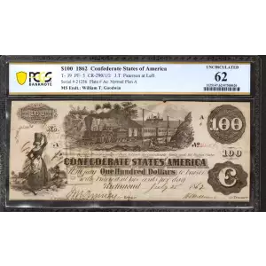$20 Issues of the Confederate States of America CS-9