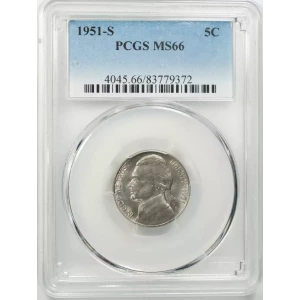 Nickel Five Cent Pieces-Jefferson