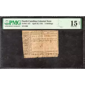 North Carolina Colonial Note