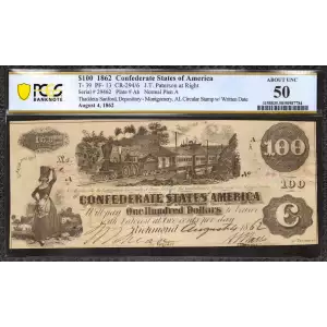 $100   Issues of the Confederate States of America CS-39