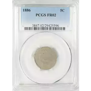 Nickel Five Cent Pieces-Liberty Head 1883-1913