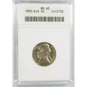 Nickel Five Cent Pieces-Jefferson