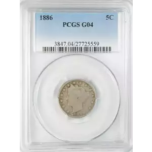 Nickel Five Cent Pieces-Liberty Head 1883-1913