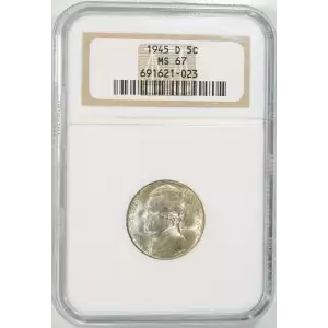 Nickel Five Cent Pieces-Jefferson