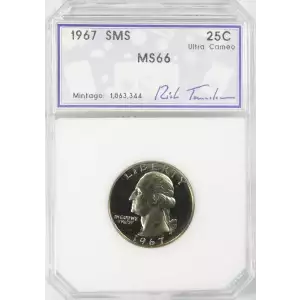 Quarter Dollars-Washington --Proofs and Mint State Silver - 1965 - Present -Silver- 0.25 Dollar