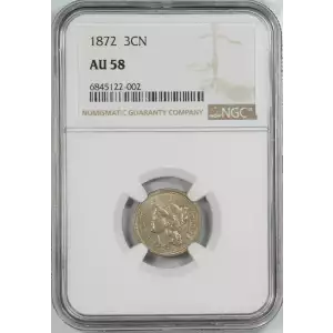 Nickel Three Cent Pieces 1865-1889