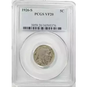 Nickel Five Cent Pieces-Indian Head or Buffalo